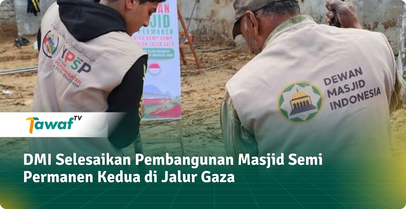 Pembangunan Masjid DMI di Gaza