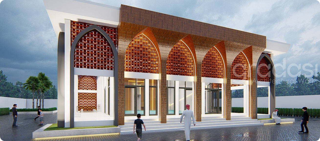 Visual Arsitektur Masjid Modern