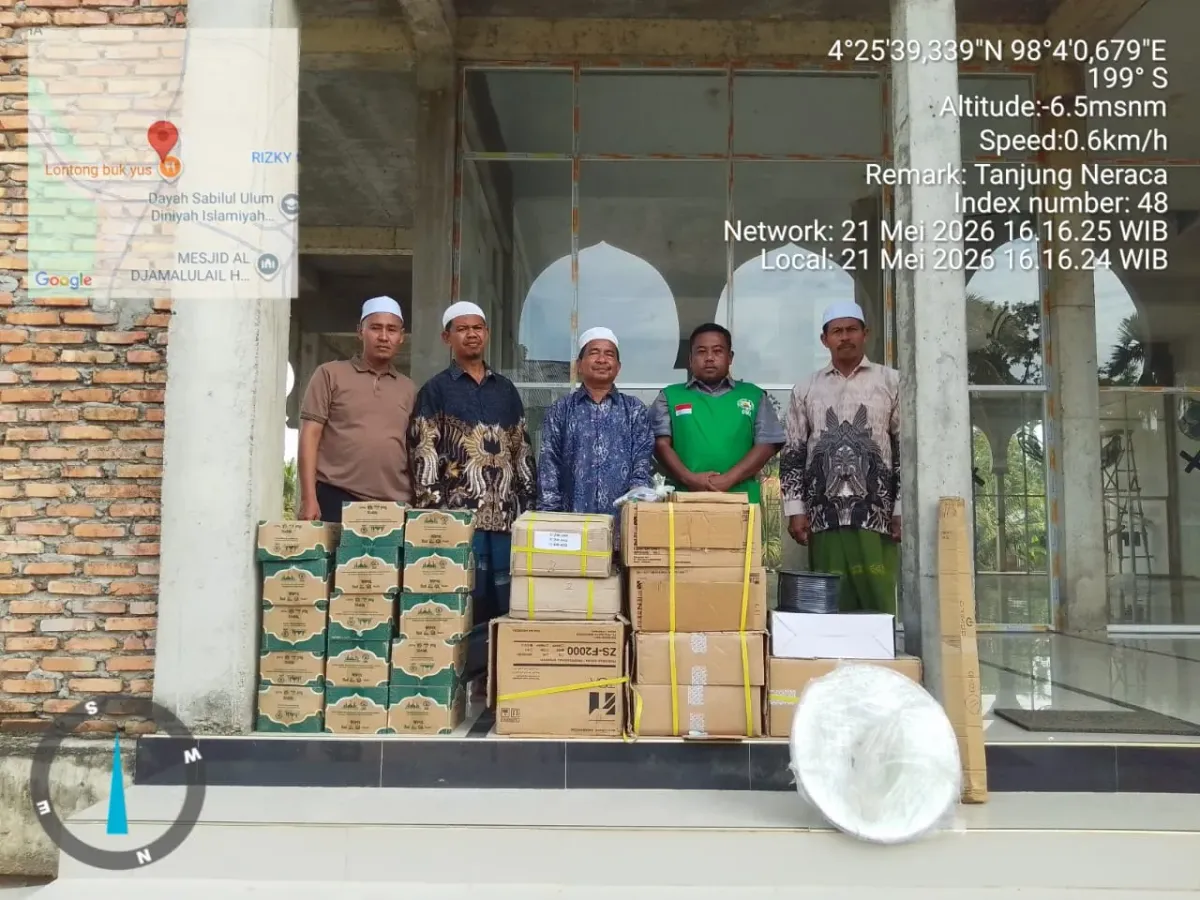DMI Pusat Salurkan Bantuan untuk 2 Masjid di Aceh Tamiang